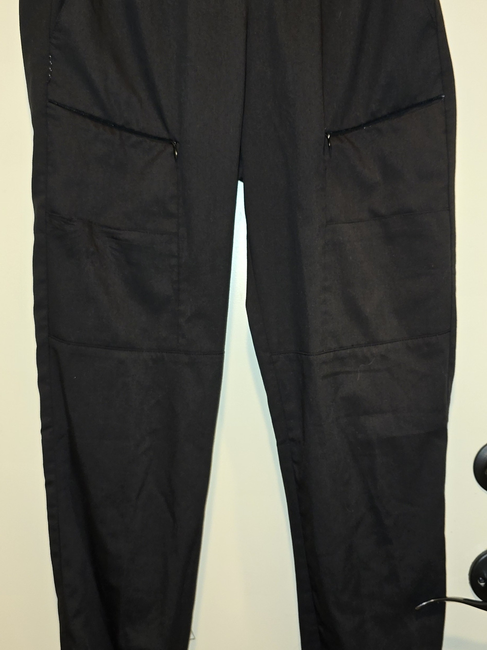 Women's Black Cargo Joggers